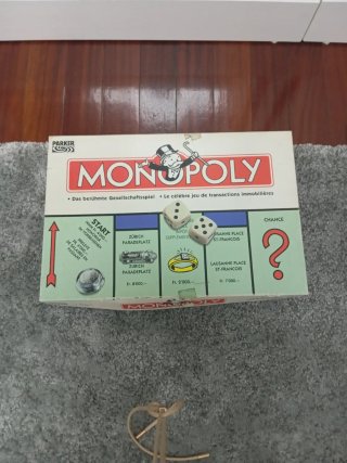 Juego de mesa Monopoly Parker(en FR)y chrono bomb