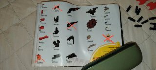 Bionicle Glatorian 8978 Skrall INCOMPLETO