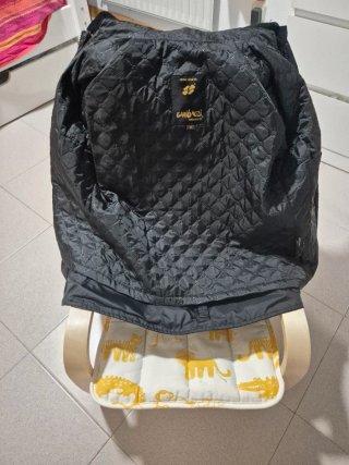 Chaqueta Garibaldi Mujer Talla M Negra + Forro