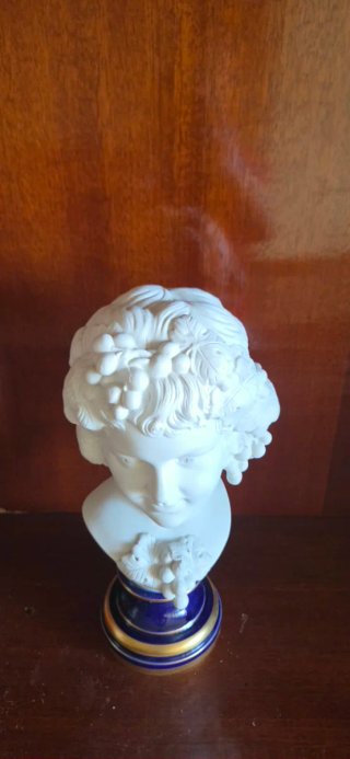 Busto Baco Niño Giromella Porcelana