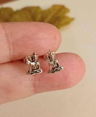 Pendientes Buda Plata de Ley 925