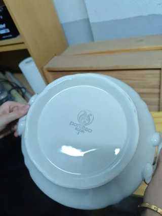 Sopera Pontesa Filo Dorado Porcelana