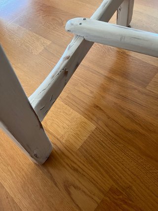 Mesa de cocina tocinera antigua de madera