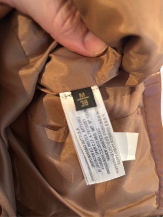 Cuerpo Piel Cognac Massimo Dutti Talla M