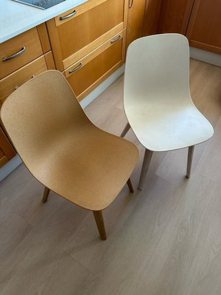 Silla ODGER Ikea beige/blanco