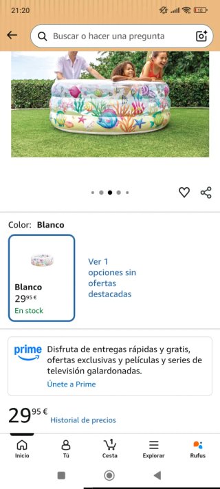 Piscina Intex Acuario 159x50 cm (A ESTRENAR)
