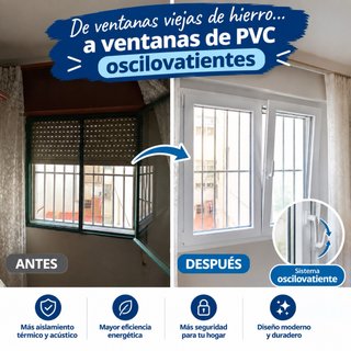 Ventanas de PVC oscilobatientes