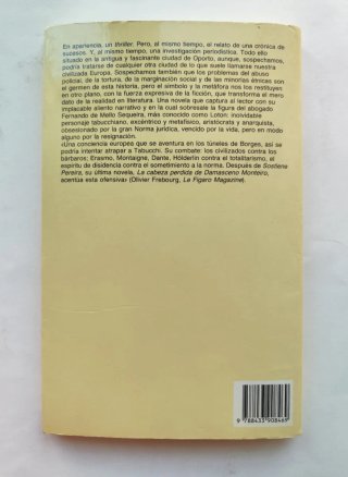 LIBRO LA CABEZA PERDIDA DE DAMASCENO MONTEIRO