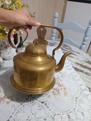 Tetera Antigua cobre Belga
