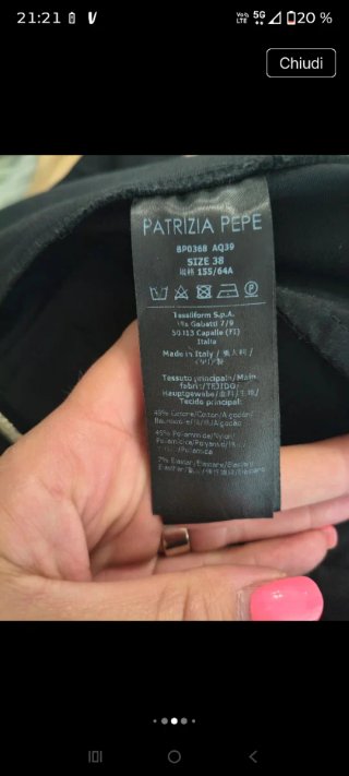 Pantaloni Patrizia Pepe e blusa