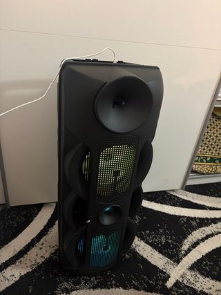 Altavoz Grande Negro para Fiestas y Camping