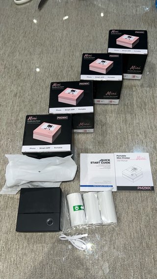 Mini Impresora Térmica Portátil + 3 rollos