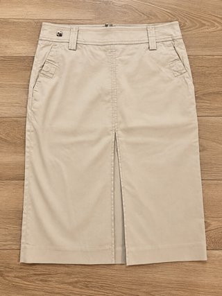 Falda Carolina Herrera Beige