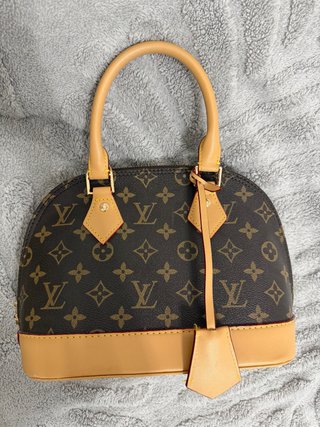 Borsa Louis Vuitton Beige/Marrone