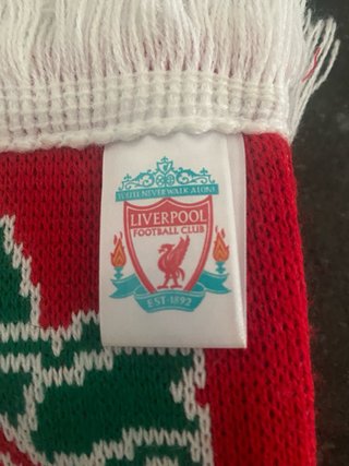 Bufanda futbol Liverpool FC