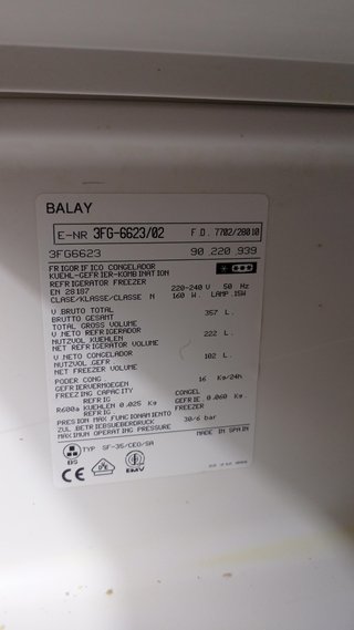 Cajón Congelador Blanco