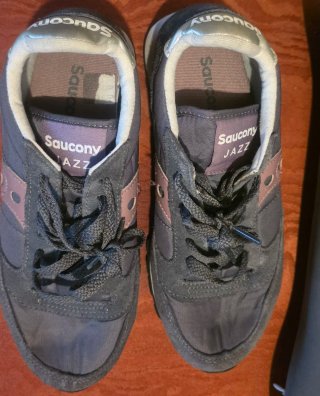 Zapatillas Saucony Jazz Gris y Morado Mujer