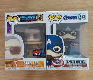 FUNKO POP Marvel Stan Lee #519 + Capitán América