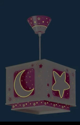 Lámpara Infantil Dalber Moonlight Rosa