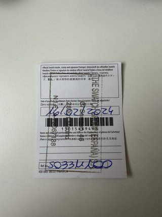 Omega × Swatch Moonswatch ticket compra