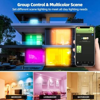 Foco LED Empotrable Inteligente ZigBee RGB