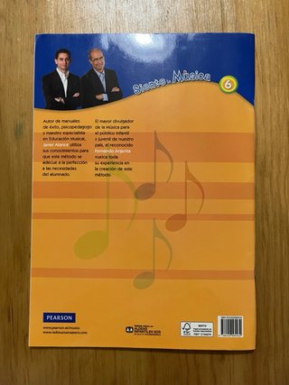 Libro Siente la Música 6º Primaria