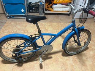 Bicicleta infantil azul