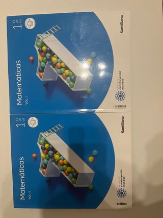 Libros primero de la eso Matemáticas