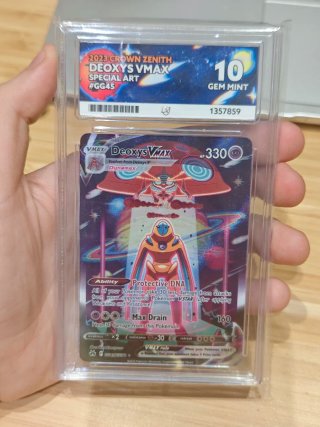 Pokemon 2023 Crown Zenith Deoxys VMAX GG45