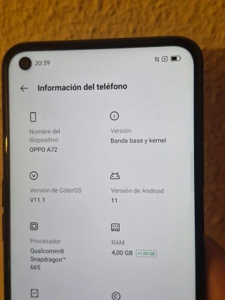 OPPO A72 Blu