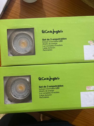 Set 6 Focos Empotrables LED El Corte Inglés