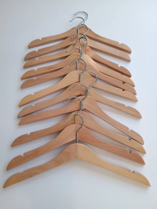Perchas Infantiles de Madera (Pack 12)