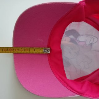Boné infantil Minnie Mouse rosa, 7/8 anos