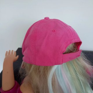 Boné infantil Minnie Mouse rosa, 7/8 anos