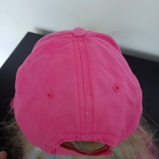 Boné infantil Minnie Mouse rosa, 7/8 anos