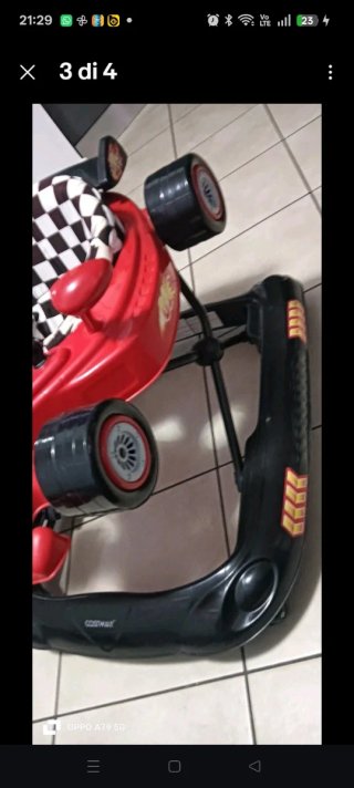 Girello per bambini rosso
