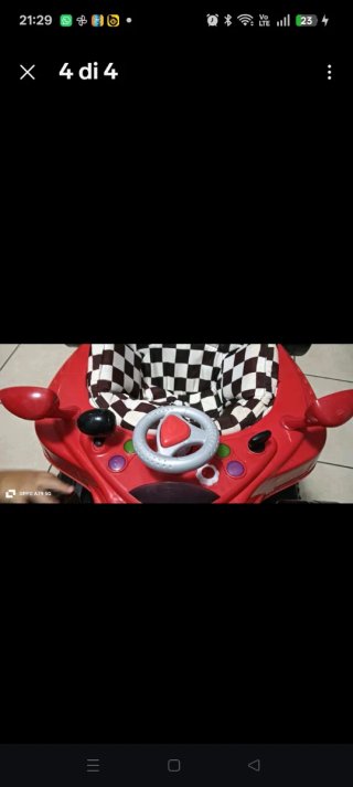 Girello per bambini rosso