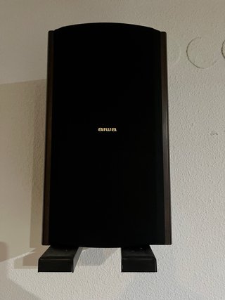 2 altavoces Aiwa Negro