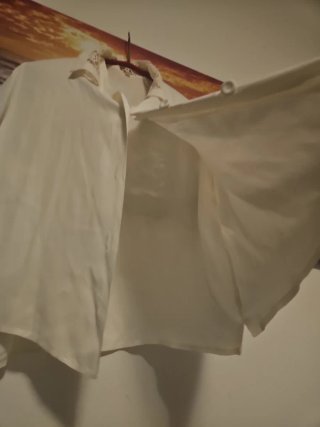 Camicia elegante donna seta grezza tg M
