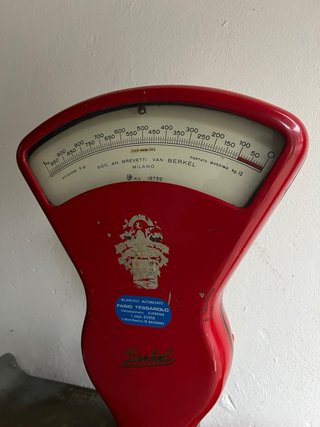 Bilancia Berkel Vintage Rossa