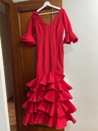 Mantón Flamenco Negro Bordado Dorado