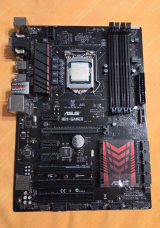 Placa Base ASUS H81 Gamer + Intel i5
