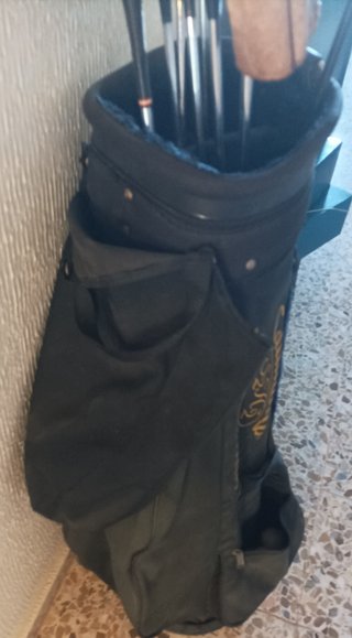 Bolsa de Golf con Palos Vintage