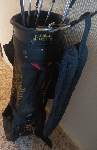 Bolsa de Golf con Palos Vintage