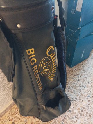 Bolsa de Golf con Palos Vintage