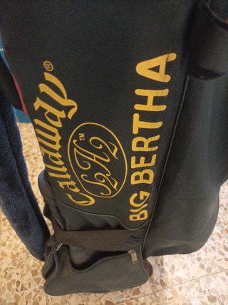Bolsa de Golf con Palos Vintage