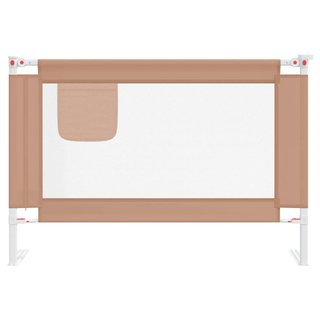 Barandilla Cama Infantil Taupe Tela