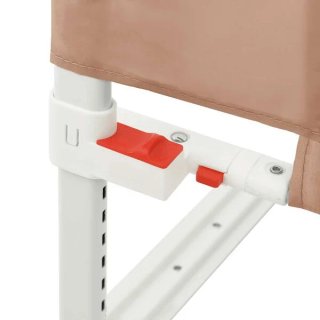 Barandilla Cama Infantil Taupe Tela