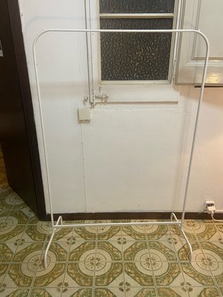Burro Ropa Ikea Blanco Metal
