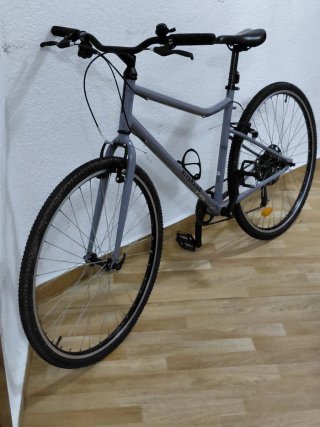 Bicicleta de paseo RIVERSIDE gris